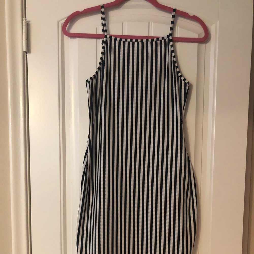 Bodycon Midi Stripped Dress